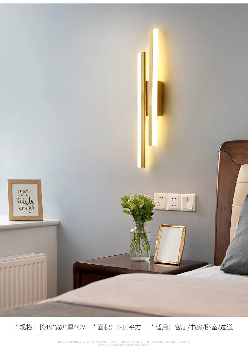 Modern Linear Wall Sconce — Indoor Ambient Light