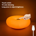 Bauhaus Donut Table Lamp — Touch Dimmable USB Ambient Light (Not glass）