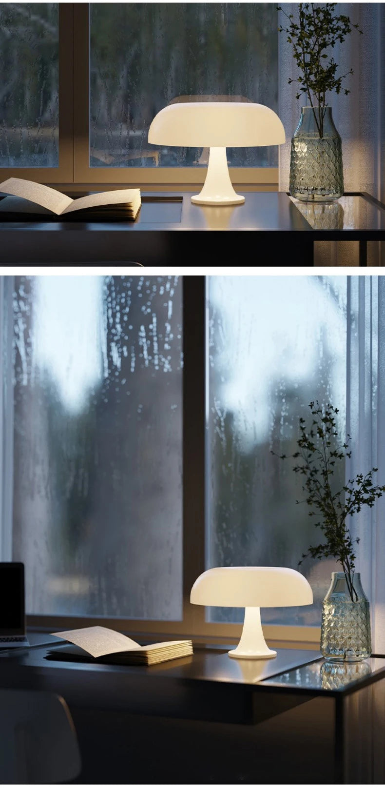Mushroom Table Lamp — Modern Danish Design Ambient Light