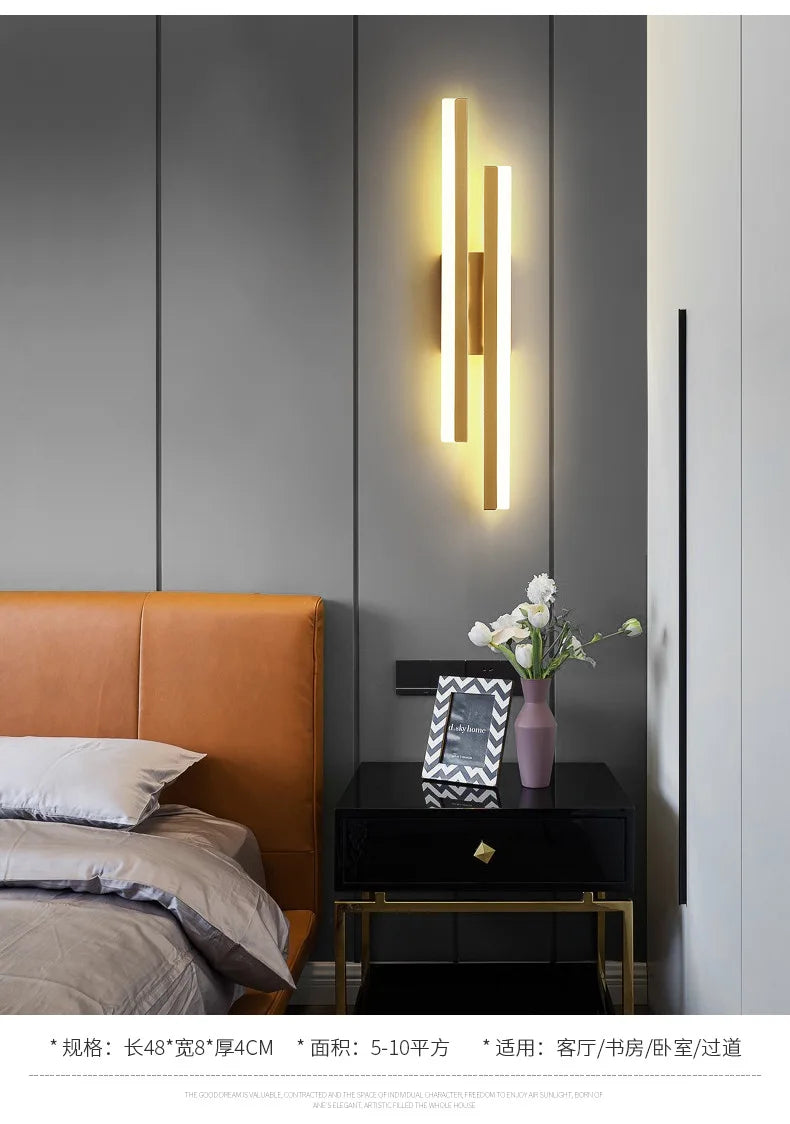 Modern Linear Wall Sconce — Indoor Ambient Light
