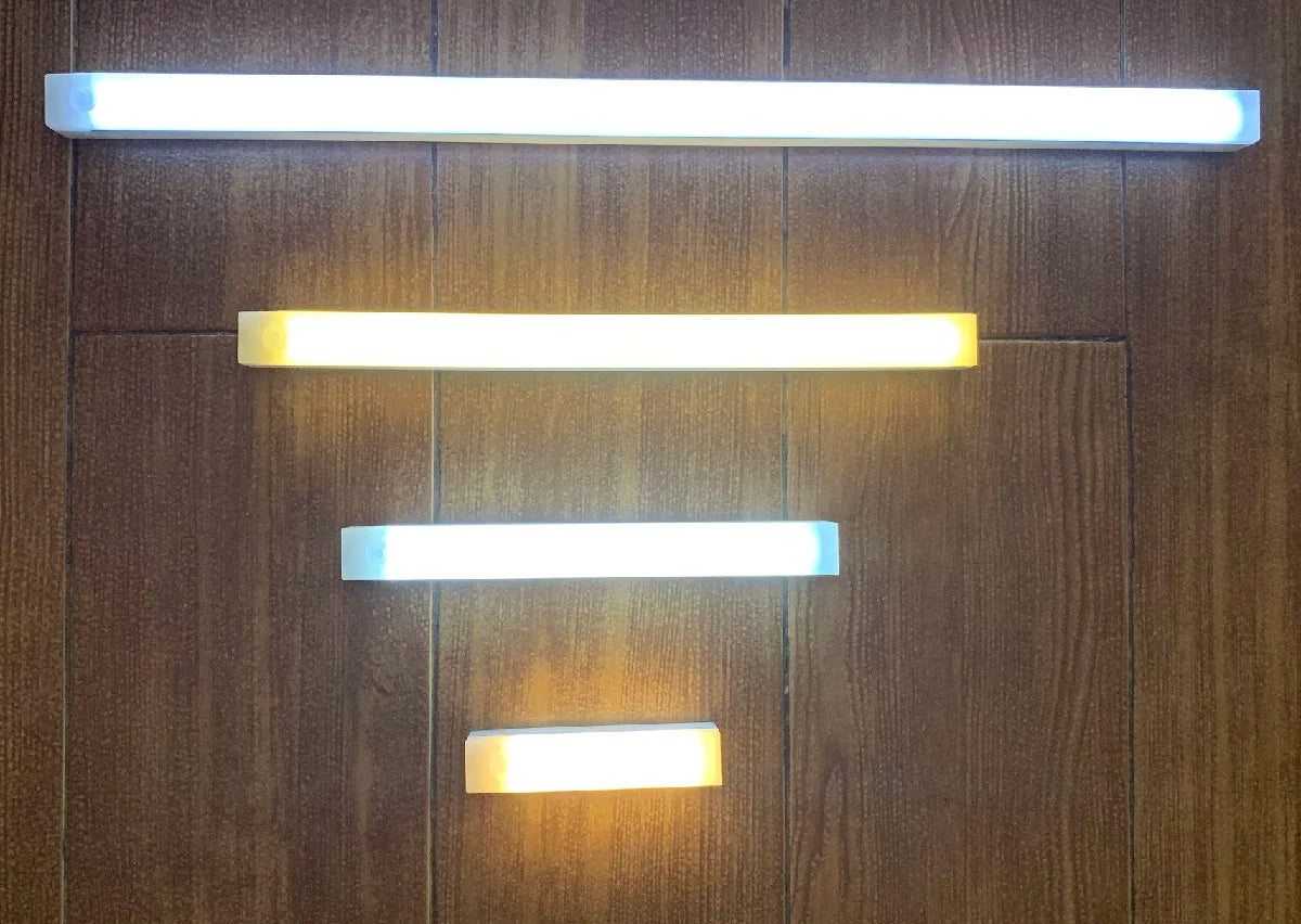 USB Motion Sensor LED Bar Light — Rechargeable Magnetic Cabinet Light