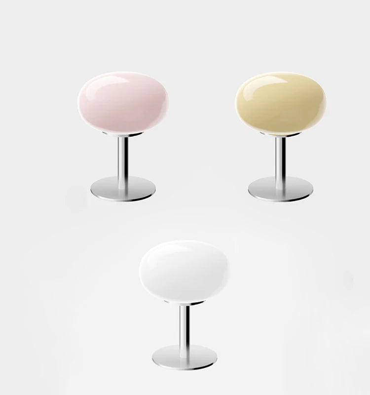 Macaron Glass Table Lamp — Retro Ambient Light