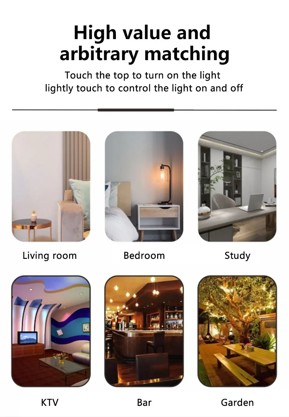 Golden Touch LED Table Lamp — Warm Dimmable Light