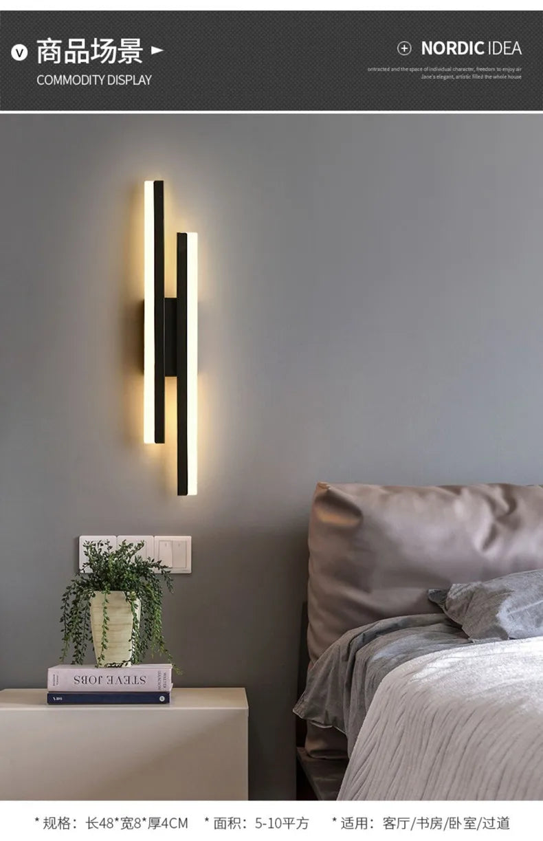 Modern Linear Wall Sconce — Indoor Ambient Light