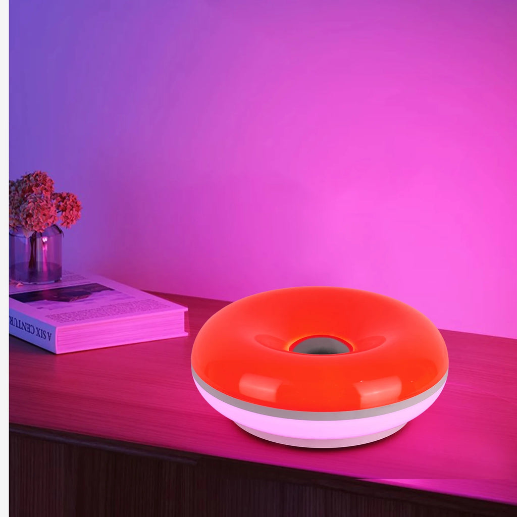 Bauhaus Donut Table Lamp — Touch Dimmable USB Ambient Light (Not glass）