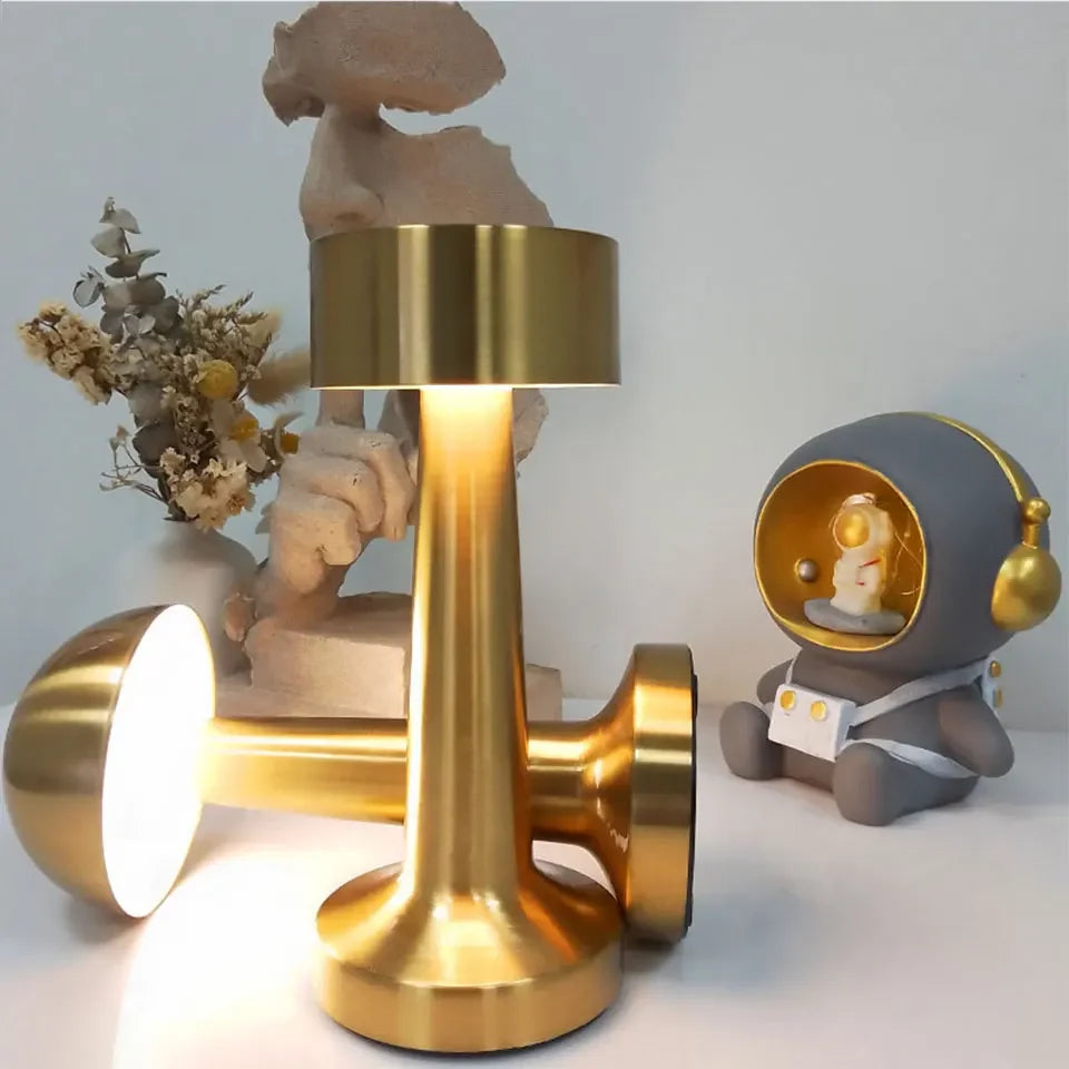 Golden Touch LED Table Lamp — Warm Dimmable Light