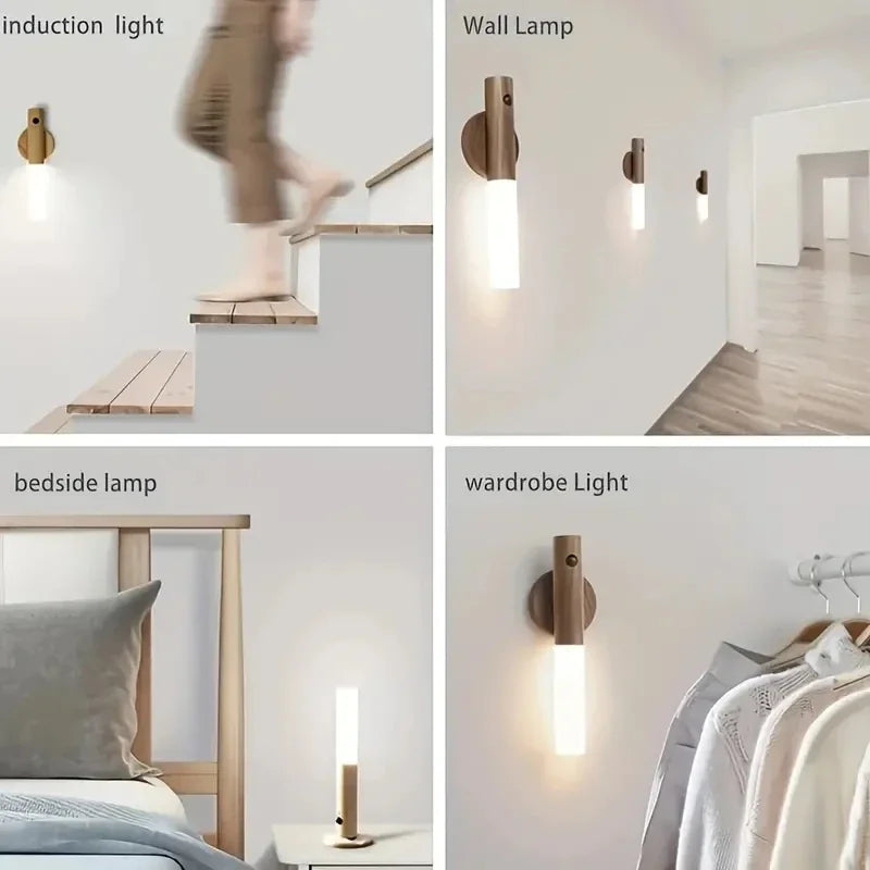 Smart Motion Sensor Night Light — Rechargeable Wireless Wall Light