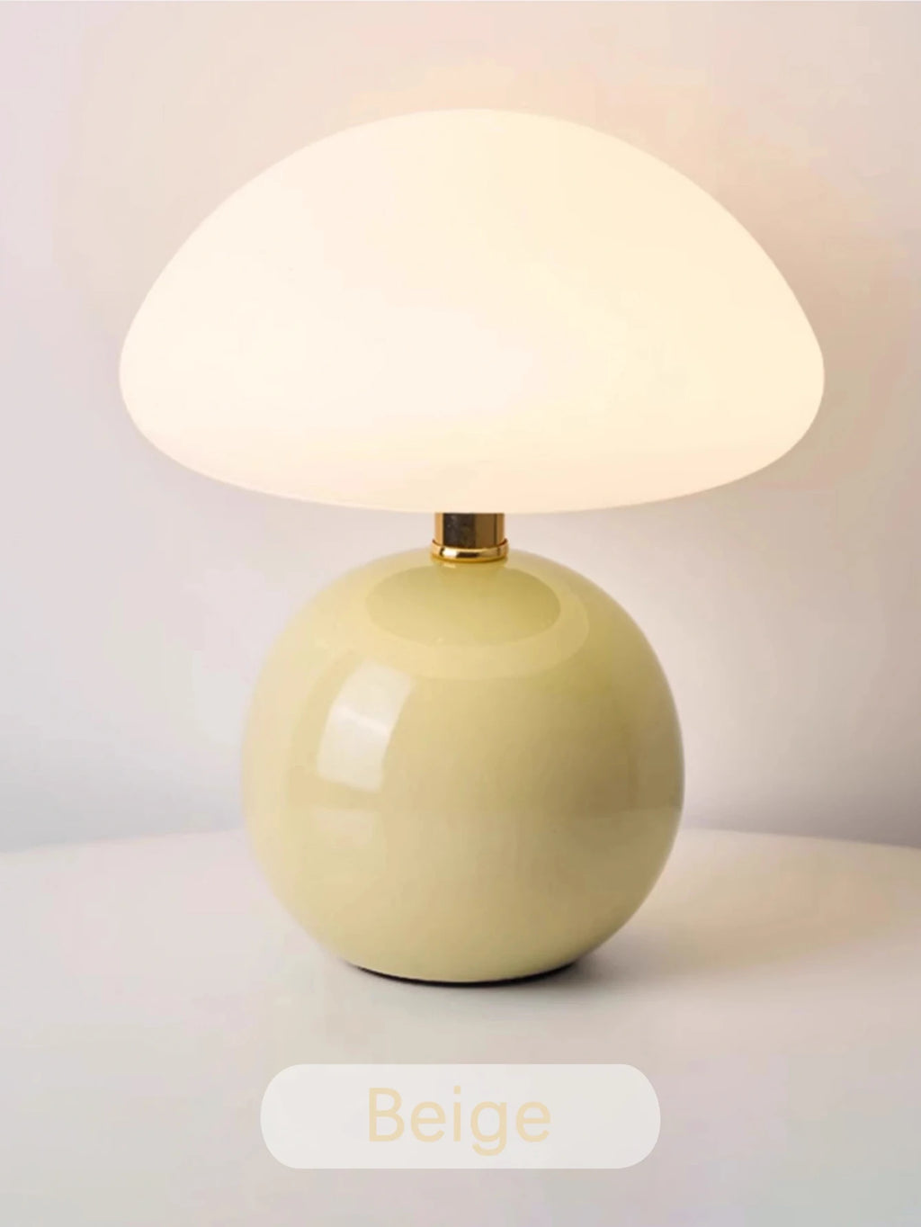 Pastel Mushroom Table Lamp — USB Decorative Night Light