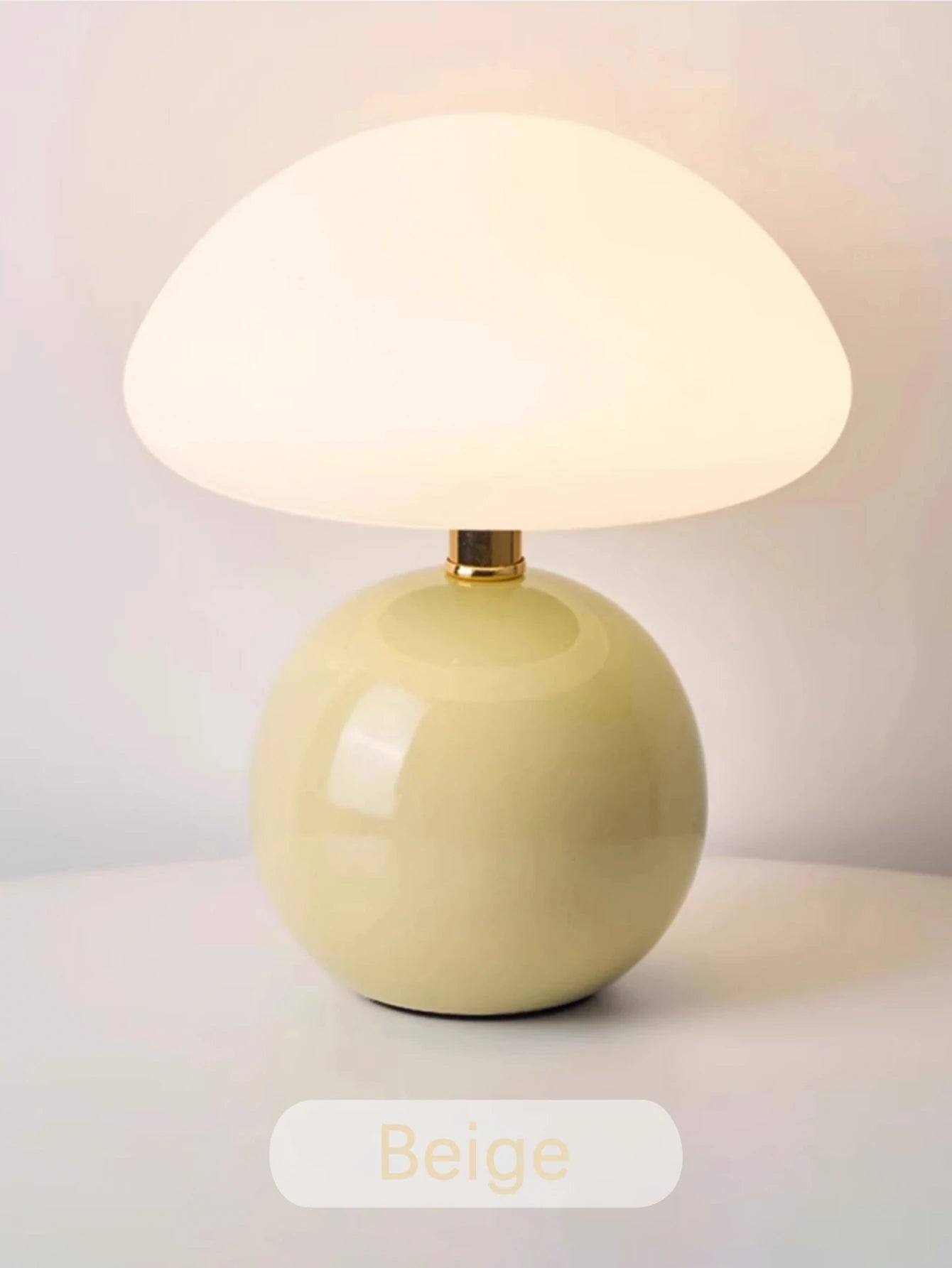 Pastel Mushroom Table Lamp — USB Decorative Night Light