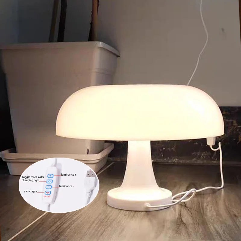 Mushroom Table Lamp — Modern Danish Design Ambient Light