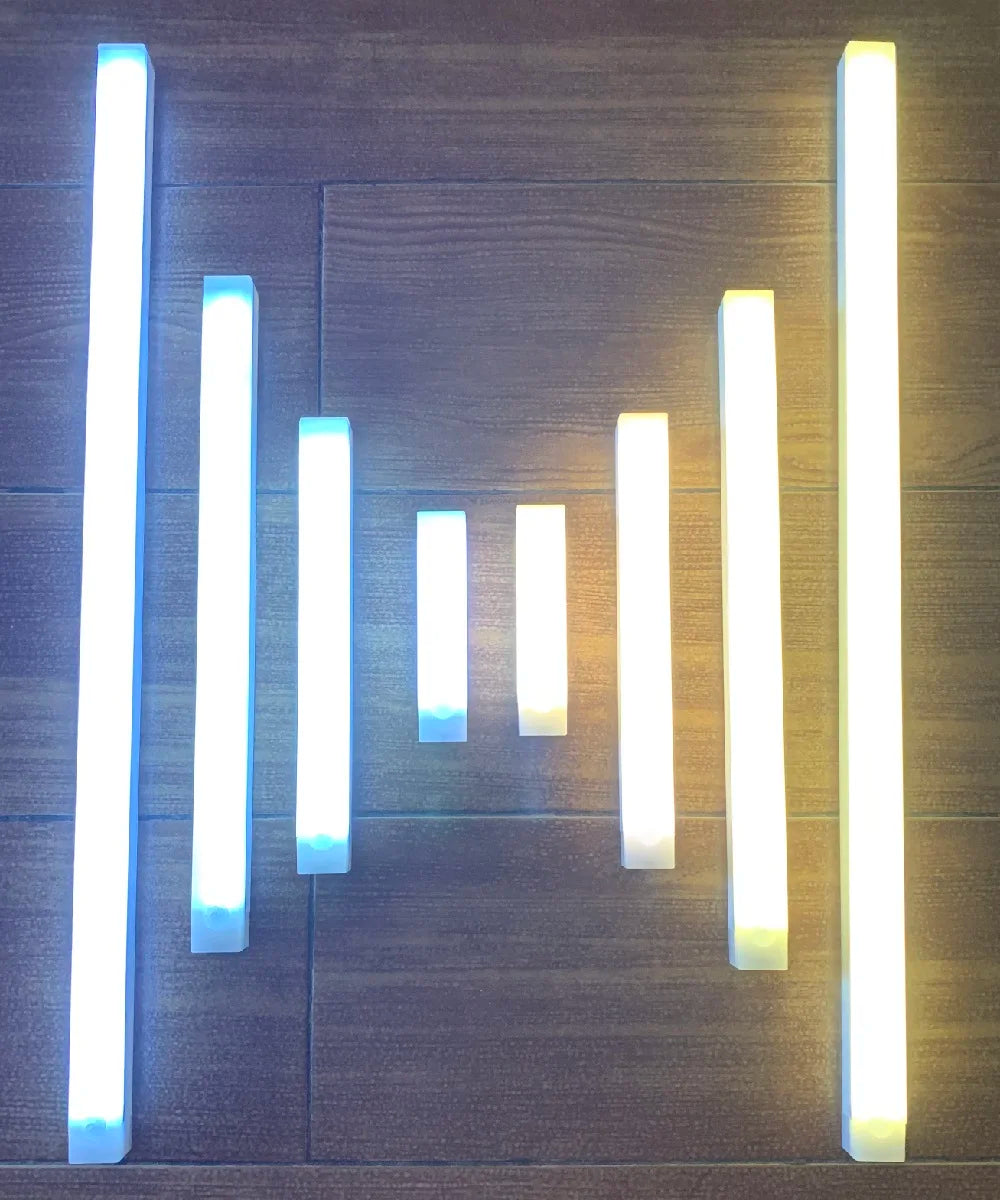 USB Motion Sensor LED Bar Light — Rechargeable Magnetic Cabinet Light