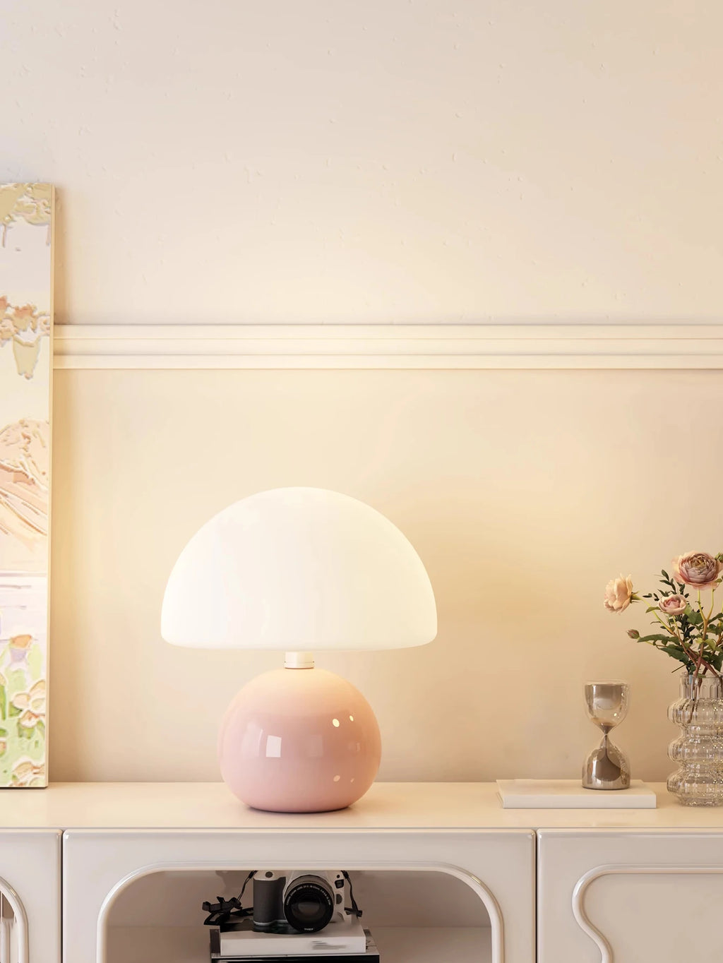 Pastel Mushroom Table Lamp — USB Decorative Night Light