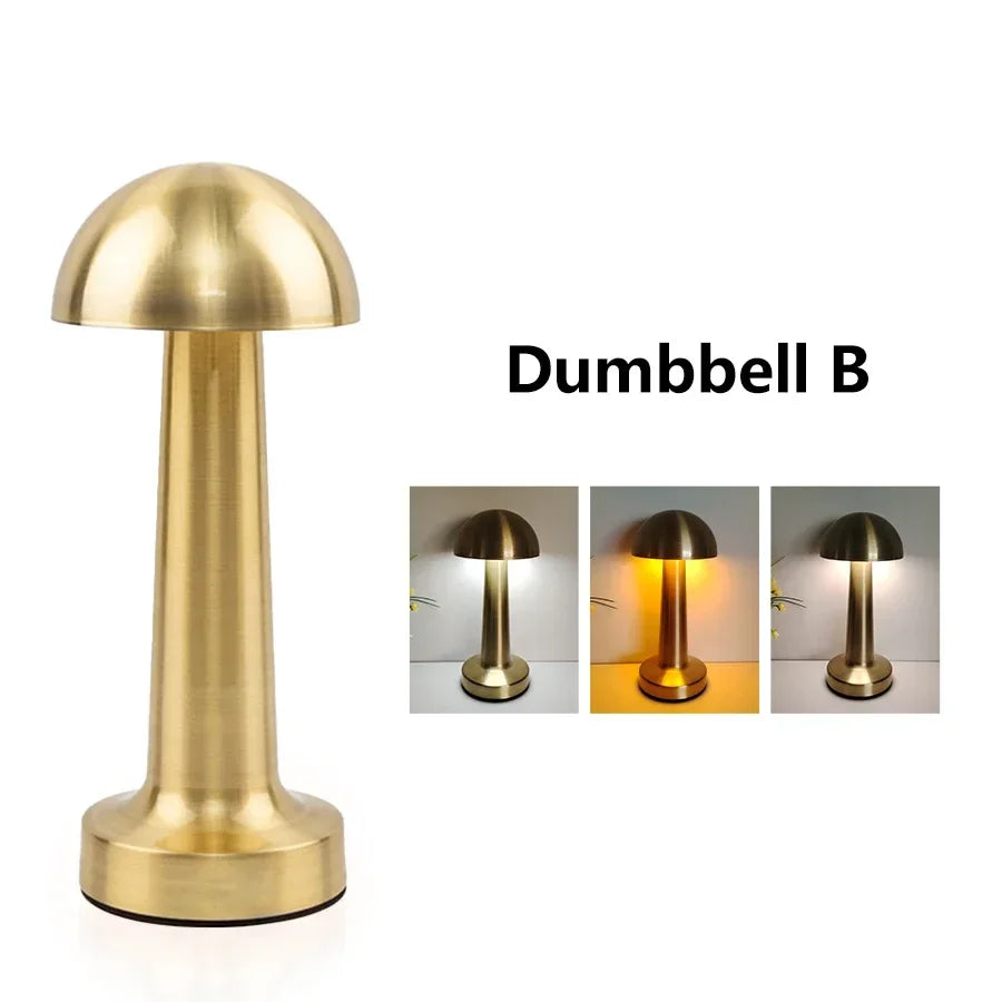 Golden Touch LED Table Lamp — Warm Dimmable Light
