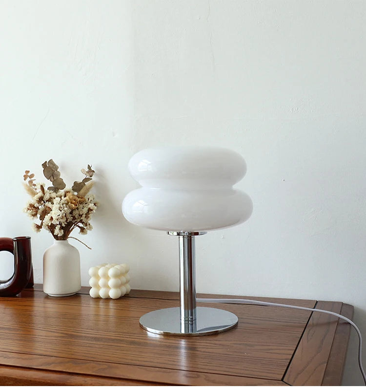 Macaron Glass Table Lamp — Retro Ambient Light