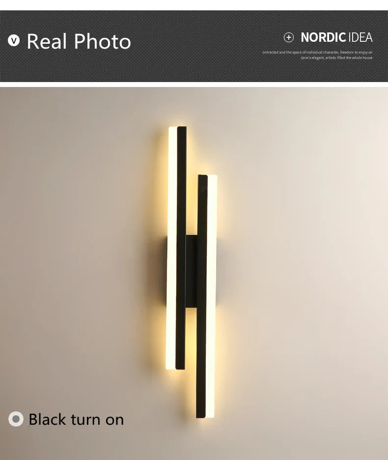 Modern Linear Wall Sconce — Indoor Ambient Light