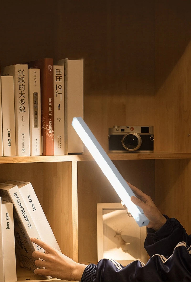 USB Motion Sensor LED Bar Light — Rechargeable Magnetic Cabinet Light