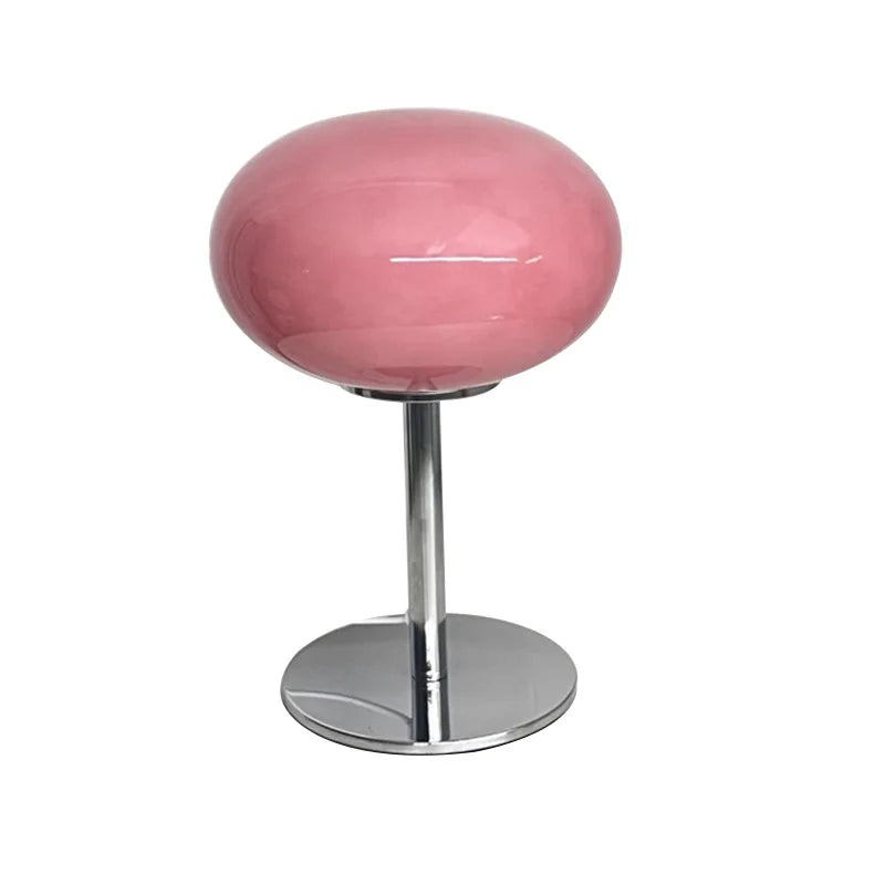 Macaron Glass Table Lamp — Retro Ambient Light