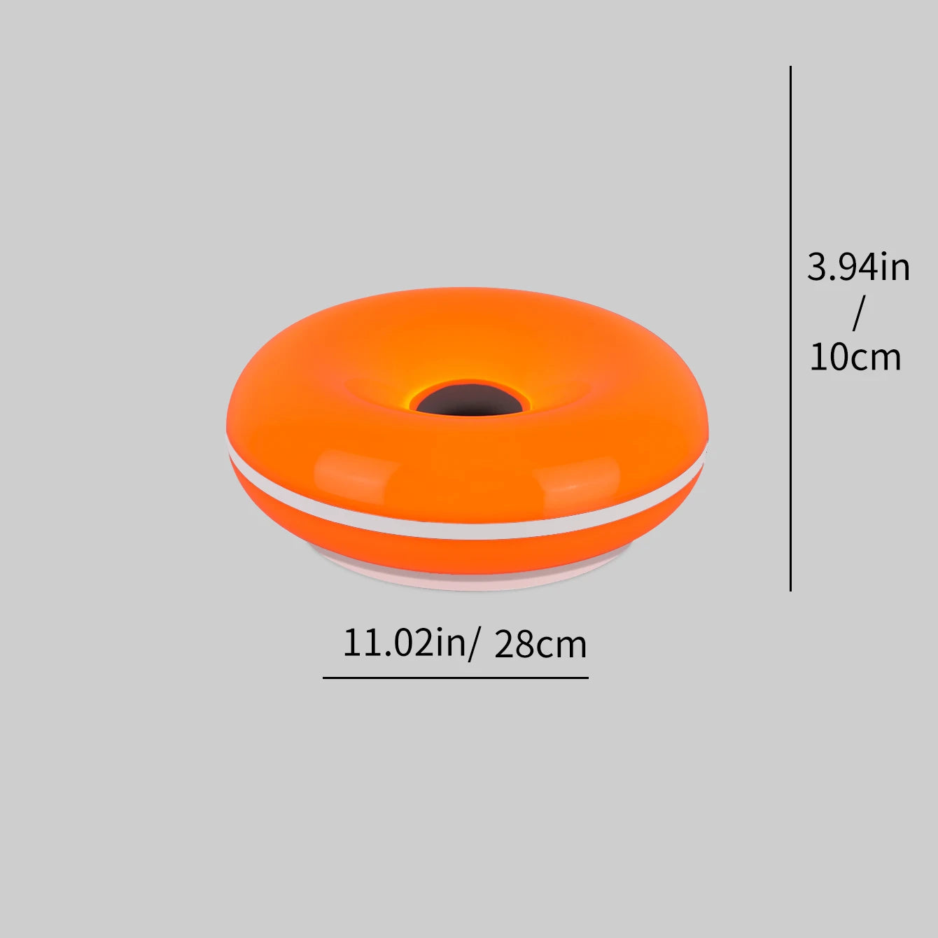 Bauhaus Donut Table Lamp — Touch Dimmable USB Ambient Light (Not glass）