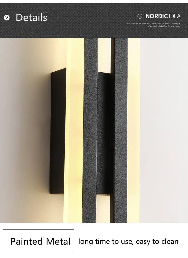 Modern Linear Wall Sconce — Indoor Ambient Light