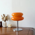 Macaron Glass Table Lamp — Retro Ambient Light