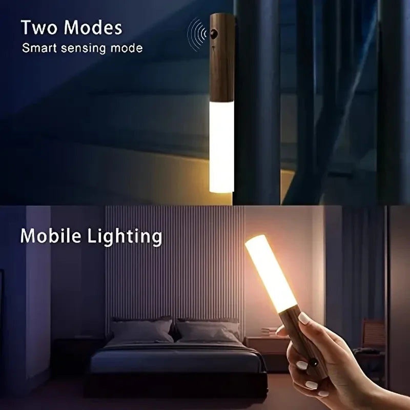 Smart Motion Sensor Night Light — Rechargeable Wireless Wall Light